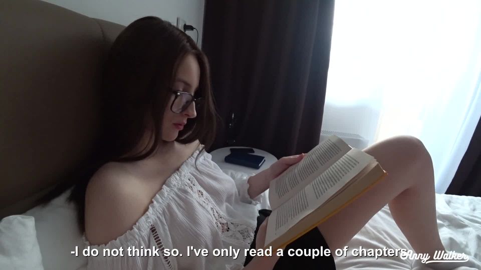 Hot Stepsister Reading A Book And Playing With My Dick  Anny Walker 1080p