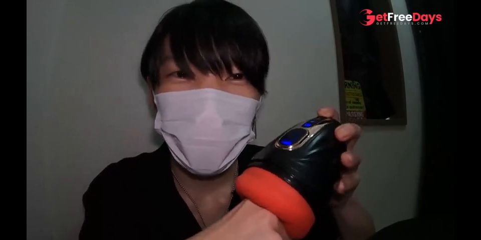 [GetFreeDays.com] Japanese man cant hold back his moans after his first automatic masturbation Porn Film February 2023