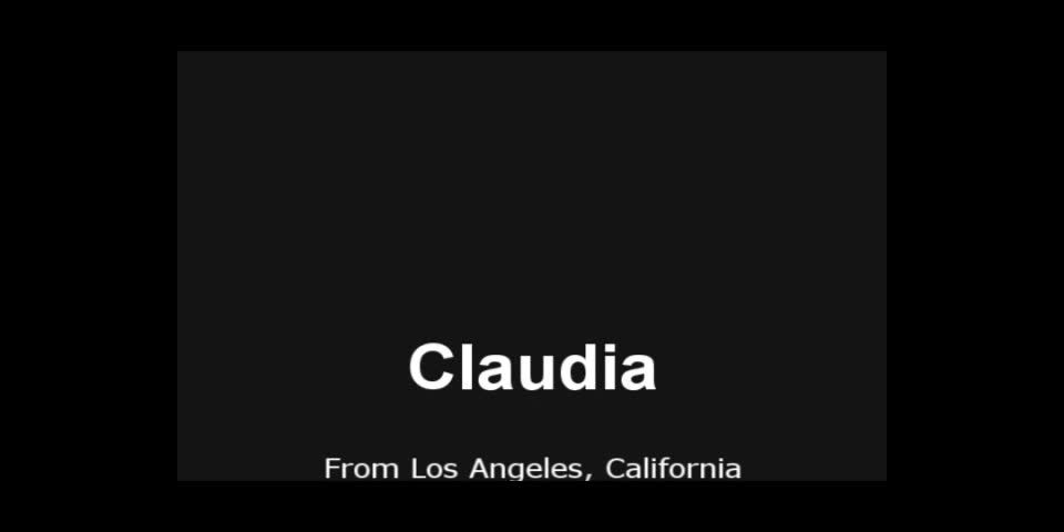 Watch Latina Hottie Claudia Jacks Off