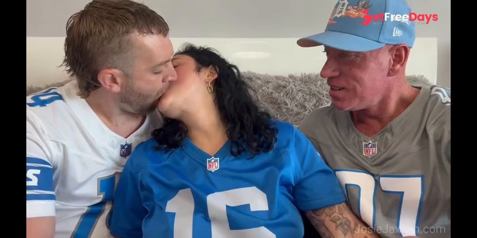 [GetFreeDays.com] Football Jersey Tag Team Detroit Lions Slut Josie Jaxxon Scores Two Hard Dicks Porn Leak January 2023