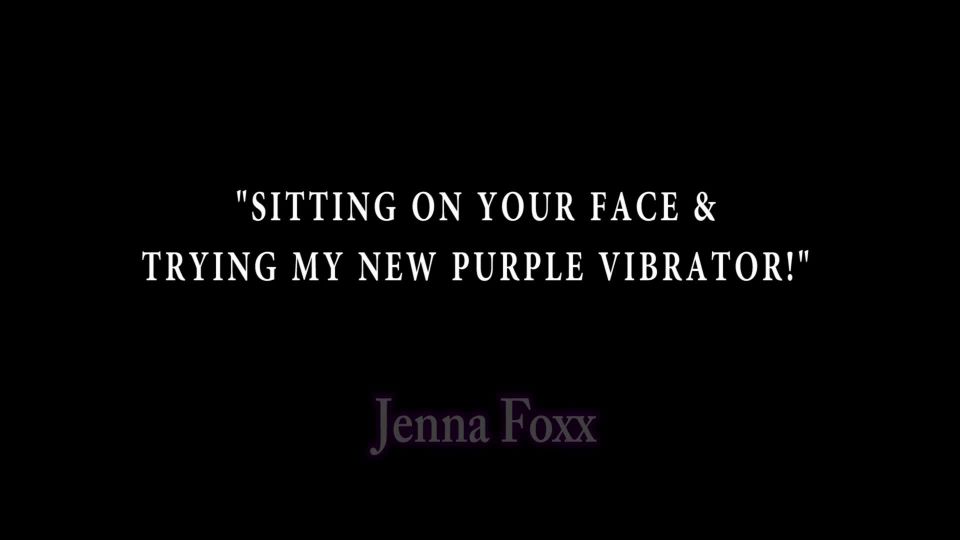 Sitting On Your Face & Trying My New Purple Vibrator! - Solo