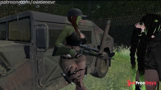 [GetFreeDays.com] FREE USE Femboy from the Boy Toy Serves a Busty Lady Soldier - VRChat ERP Porn Video May 2023