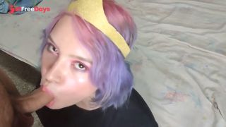 [GetFreeDays.com] Bumblegum princess sucks your cock and gag with your cum Porn Film June 2023