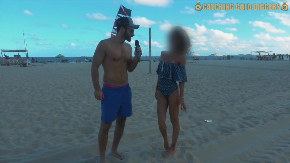 CatchingGoldDigger - Antonio Mallorca - Skinny Brazilian Teen Gets Fucked After A Beach Interview