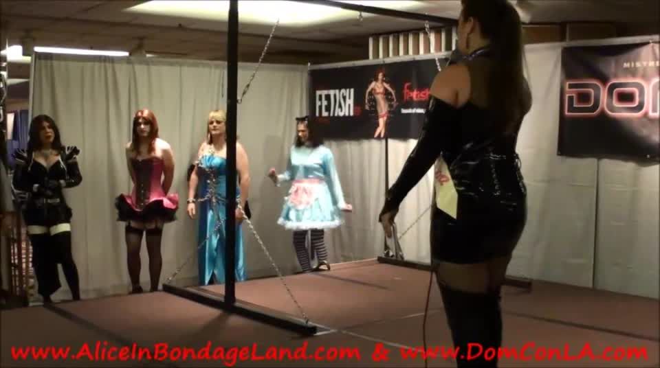 Aliceinbondageland com H265DomCon 2014 Crossdresser Pageant FULL MOVIE