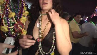 Melania Has A Good Time At Mardi Gras