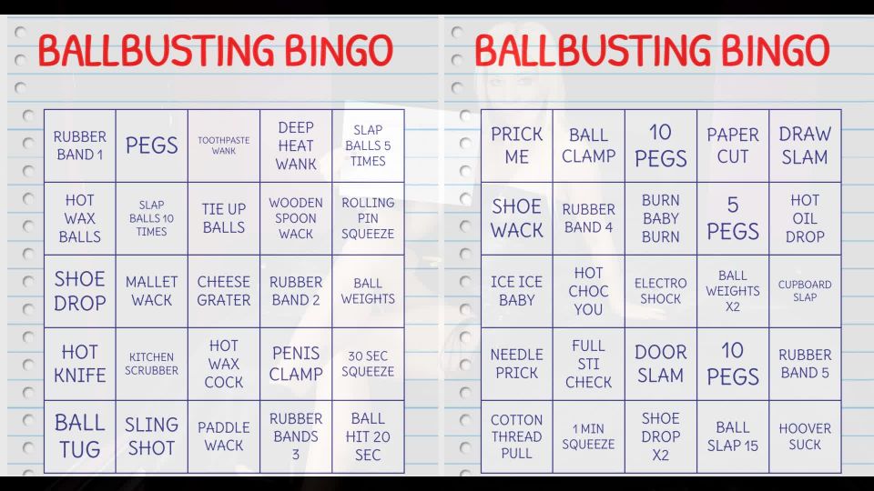 adult xxx video 16 Jamiett - Ballbusting Bingo - pov - femdom porn flats fetish