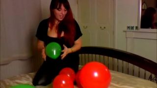 xxx clip 2 Christmas Balloon Fun on femdom porn femdom plug