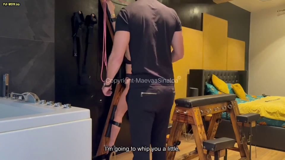 Maeva Sinaloa My first time being used as a sub for a BDSM session (Femdom porn)