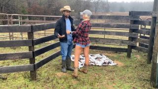 Many Vids: Darrenblaze Hornystone Milf Farm Owner Rides Her Bbc Bull - Hardcore