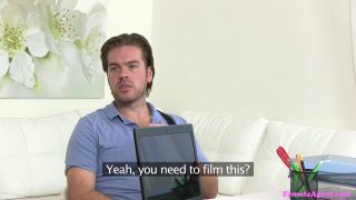 Hot Blonde Agent Fucks British Guy On The Casting Couch