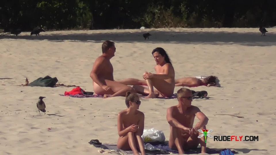 Nymph naturists take off their clothes and play nude  4