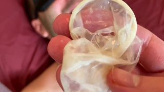 Femdom Cuckold Eats His Own Cum From Condom After Creampie In Tantaly Doll 1080p