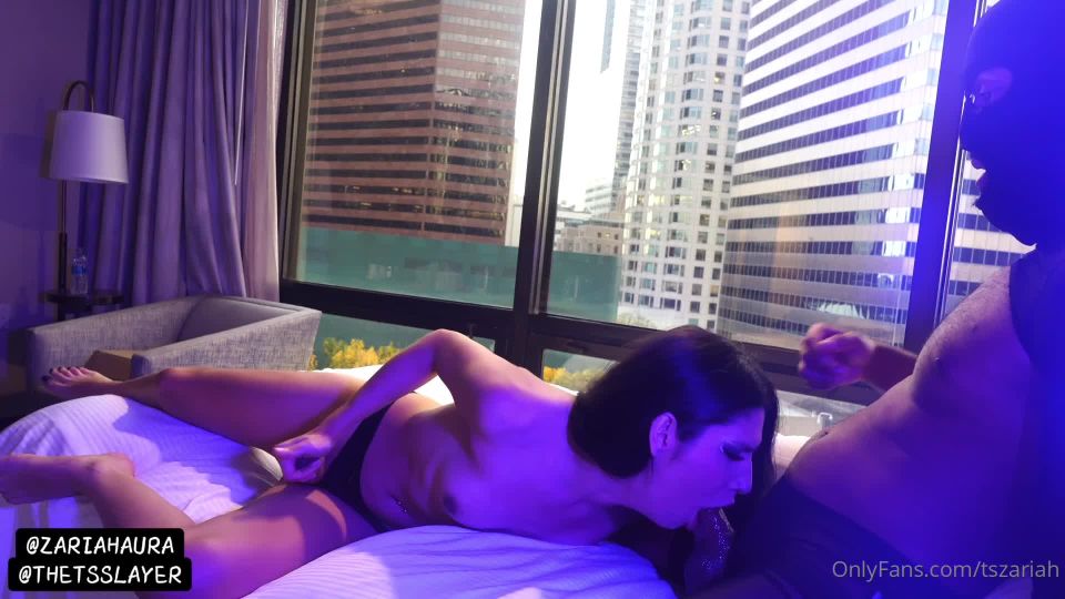 Zariah Aura And Ts Slayer (Interracial sex porn)