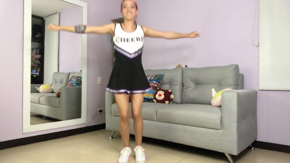 M@nyV1ds - AriaBaker - Cheerleader Riding a Dick