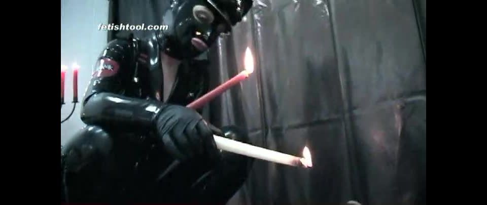 underwater drowning fetish femdom porn | Latex Porn – 8386 – Wax Submission – Lady Melati – Gary | latex