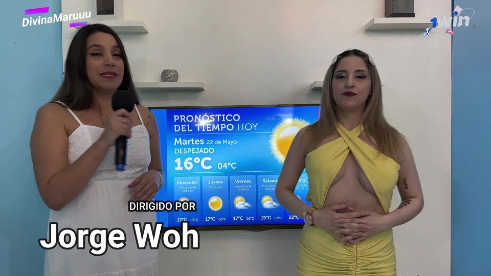 xxx video clip 28 Divina Maruuu - Gangbang With Double Vaginal For Weather Presenter On The Filming Set - [DivinaMaruuuXXX] (FullHD 1080p) - fetish - anal porn shay fox femdom