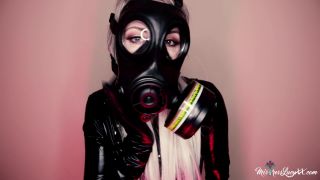 MistressLucyXX - Gas Mask Mistress Jerk Off - BDSM