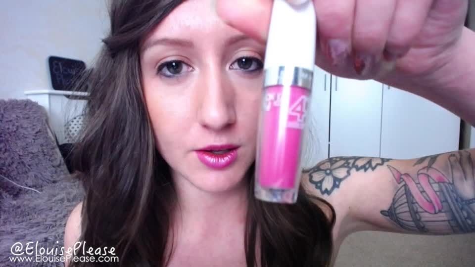 clip 40 Elouise Please – Applying Pink Lipstick | lipstick fetish | fetish porn femdom giant strapon