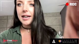 Porn Superstar Angela White Sneaky Fucks with Her Masseuse Lena Paul
