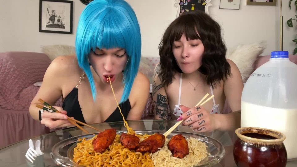 [EachSlich.com] CARADAY SPICY NOODS H0T WINGZ LIVESTREAM WITH MEDUSA ROSE LEAK | amateur teens, amature porn, wife porn, sex clips, free sex movies, sexy babes