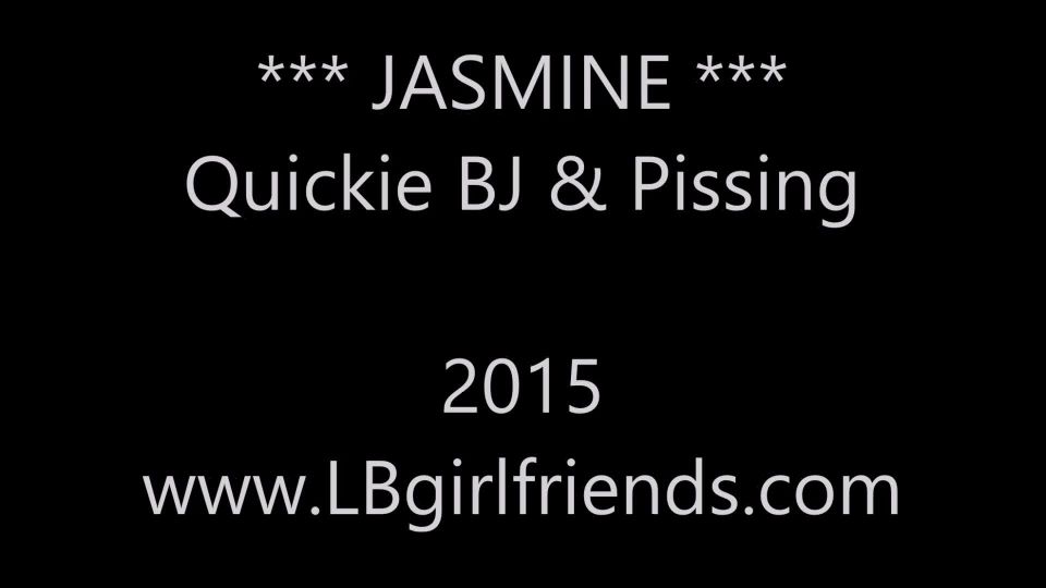 Jasmine - Quickie Toilet BJ - [Shemale porn]