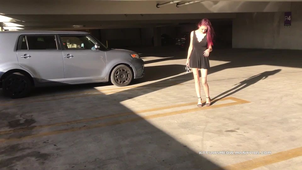 free adult video 42 KatSaysMeow – Public Parking Garage Cumming- Daytime - kink - toys tori black femdom