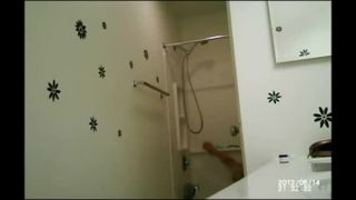 Wife spied in  bathroom