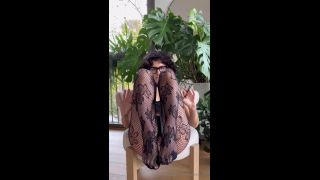 Layla Marlene (laylamarlene) PPV Fishnet Tights At a Lot Of Cream At The End (Pornstar)