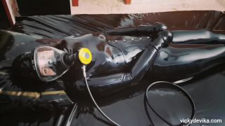 Scuba gear breath control.