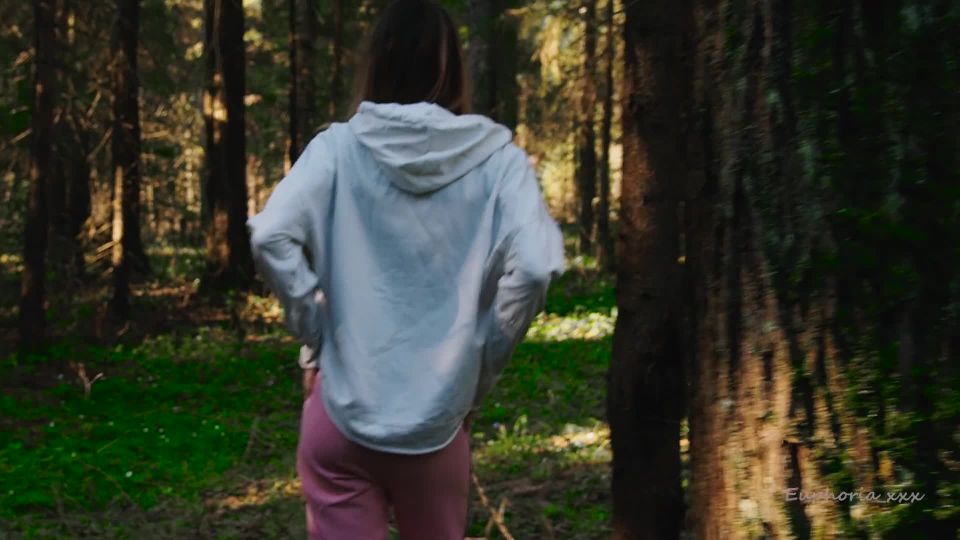 As Euphoria xxx) - Morning Walk Ended With Public Hot Sex In The Forest - FullHD1080p