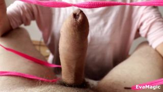 adult clip 6 BONDAGE TIED COCK AND BALLS - fetish - blowjob porn best femdom