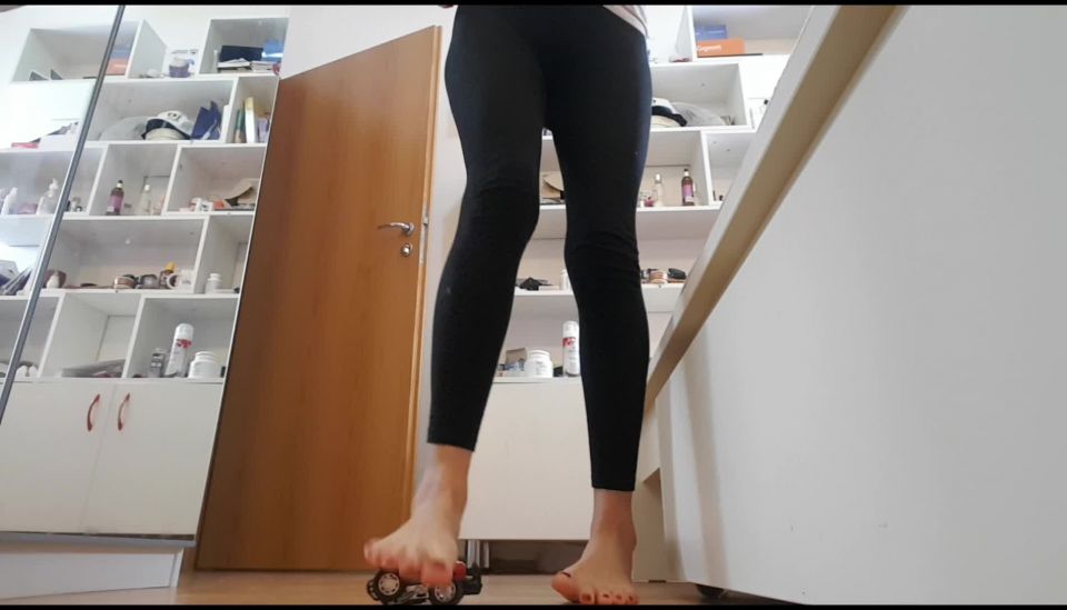 xxx video clip 17 Goddess Natalie - Barefoot trampling on femdom porn chubby fetish