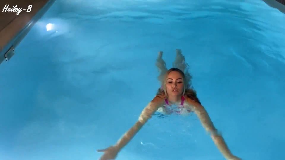 Hailey - B - Wet Pool Action 1080P - Amateur