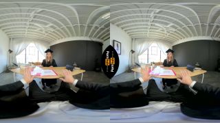 VR 180  Alina Lopez Blows The Dean For Extra Credit To Graduate