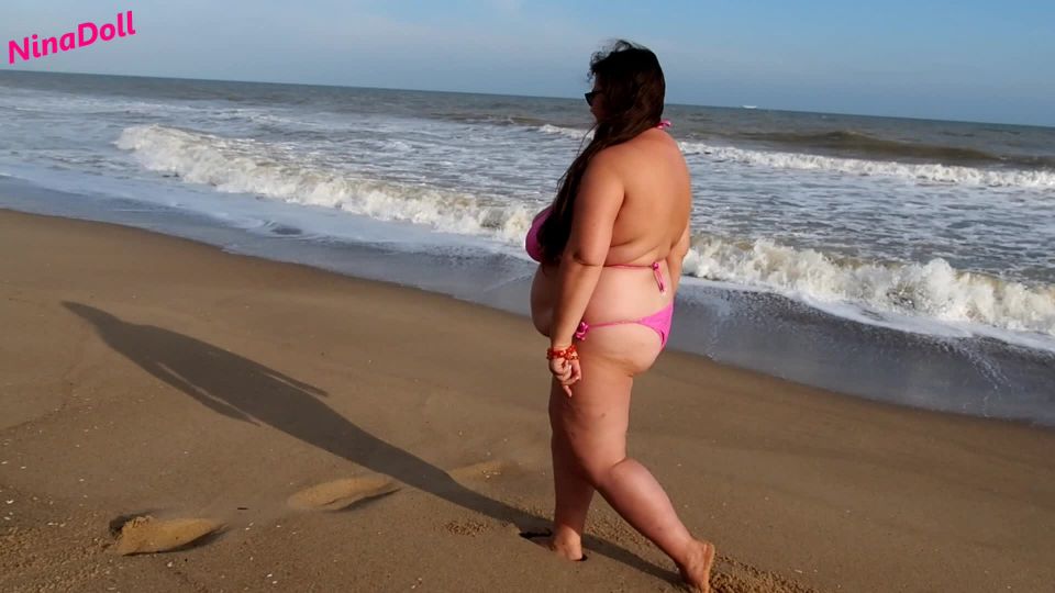 online xxx clip 47 bbw babes Nina Doll – Catwalk at the Beach Bikini and Nude BBW, huge boobs on femdom porn