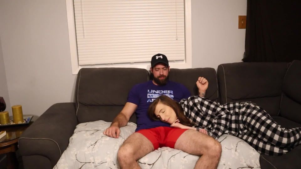 Stepmother And Stepson. Risky Creampie On The Couch. 1080p