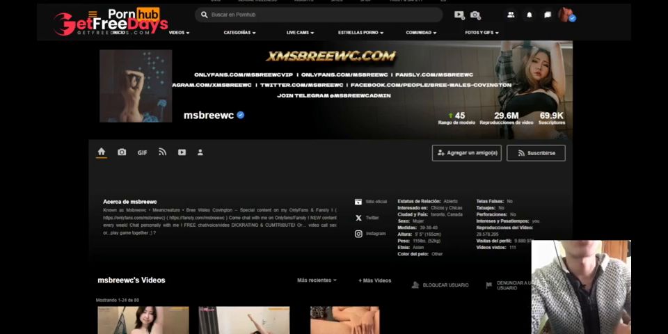 [GetFreeDays.com] Reaccionando a MSBREEWC Sex Video March 2023