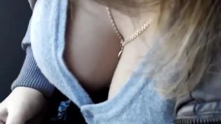 Lovely tits shake as the bus rides