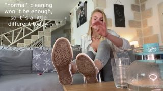 EMMYS FEET AND SOCKS: "AFTER 14 DAYS MY NASTY SOCKS NEEDED TO BE TASTED A NORMAL WORSHIP" (1080 HD) (SOCKS FETISH, DIRTY SOCKS)