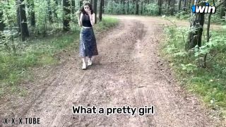 Femdom porn The Forest Nymphomaniac Invited To Her Home And Received A Creampie Into Her Tight Pussy  LyalkaMotanka 