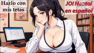 [GetFreeDays.com] JOI Hentai, correte en las tetas de tu novia oficinista. Sex Stream July 2023