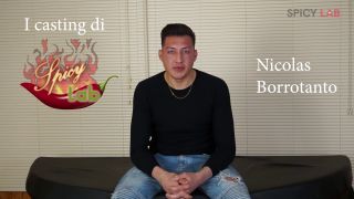 The Casting Of Nicolas Borrotanto, Young Guy With Big Dick, With Hot Bu