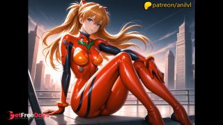 [GetFreeDays.com] Asuka Langley Soryu The red suit tears under the pressure of passion Porn Clip May 2023