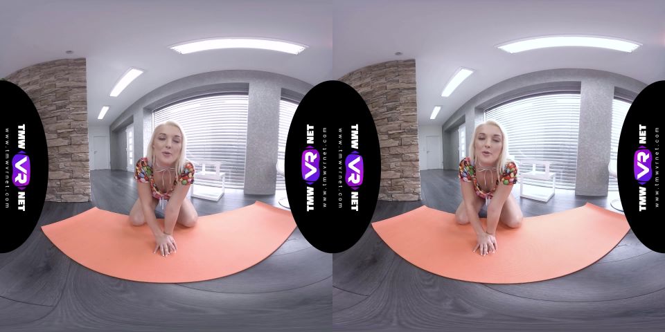 Tmw VRnet - Hot Blonde Masturbates During Yoga: Lovita Fate - Fitnes