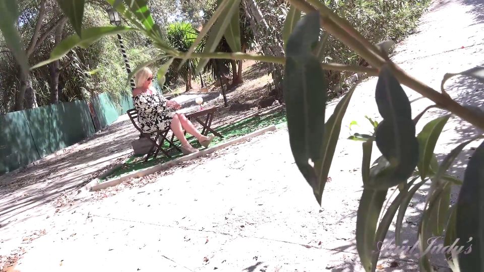 Aunt Judy'S  Busty Mature Bombshell Melody  Outdoor Masturbation