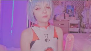 YourTeenWaifu – Rei Ayanami Sucks a Dildo teen 