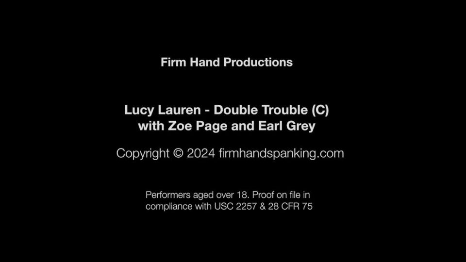 free porn video 40 FirmHandSpanking – Lucy Lauren – Double Trouble – C on fetish porn glasses fetish