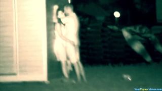 Couple busted fucking standing up