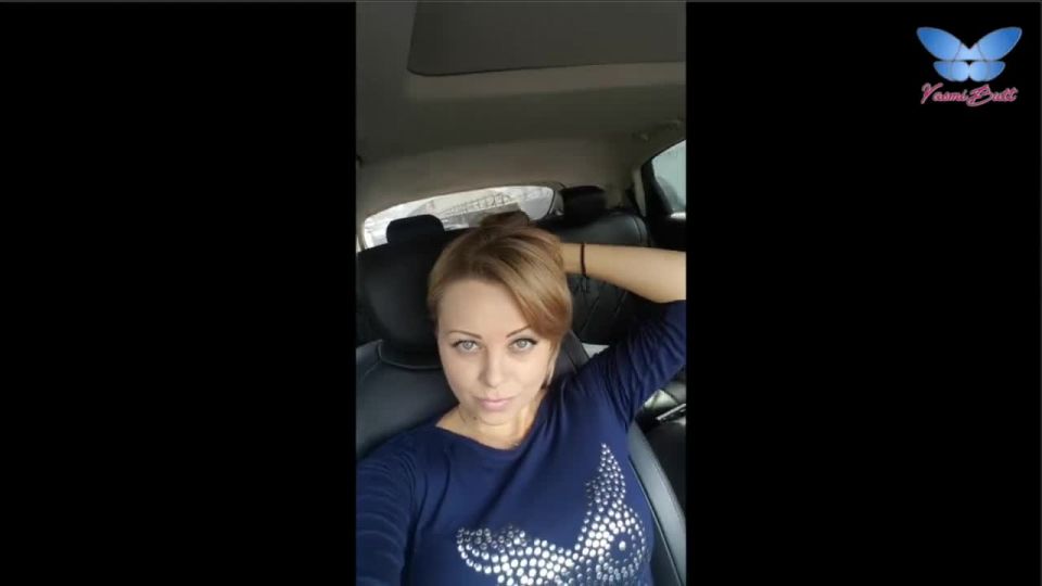 Yasmi butt in real teen office secretary milk big dick of her boss in the car on public